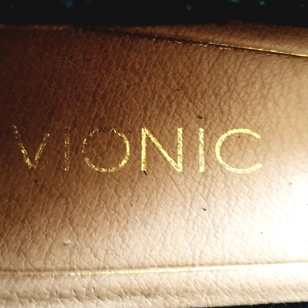 Vionic Black Suede Wedge Shoe - Picture 4 of 6